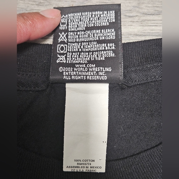 New Vintage Y2K WWE Monday Night RAW Excape The Rules Black T-shirt 2XL - Picture 4 of 8